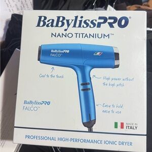 Babyliss Pro Nano Titanium Italian High-Speed Falco Dryer - NWT